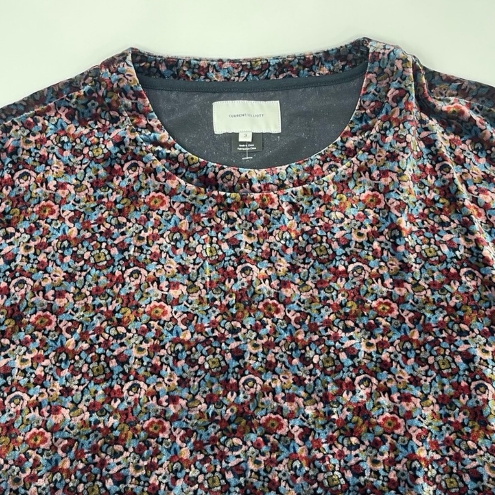 Current Elliot Velvet Floral Dress